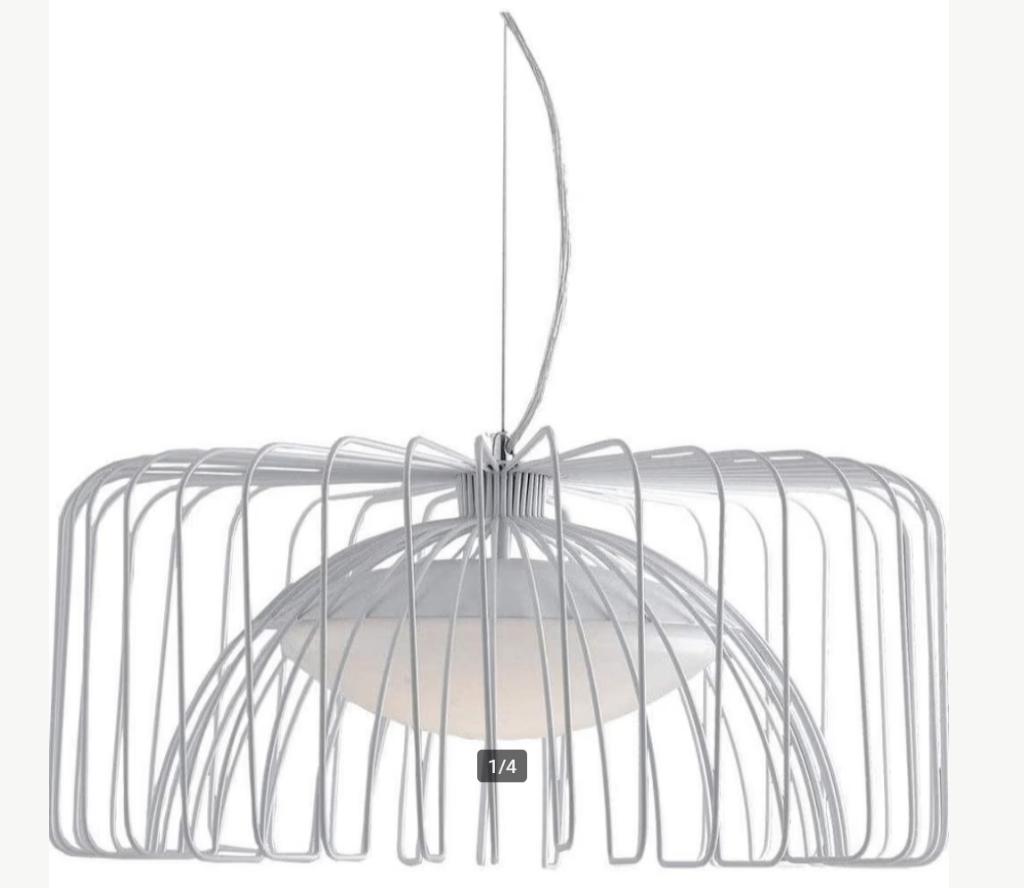 Eco-Light LED-Cougar-BCO Hanglamp 24W 50cm – Wit – NIEUW, Nieuw, Ophalen of Verzenden, Modern, Metaal