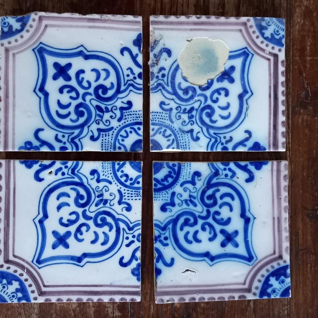 Wandtegels 12,5x12,5, Antiek en Kunst, Antiek | Wandborden en Tegels, Ophalen of Verzenden