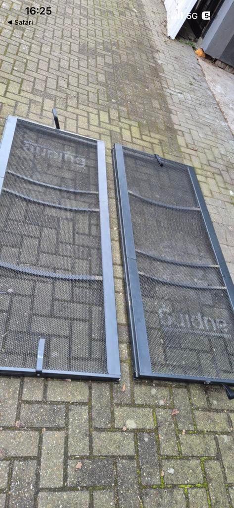 2x Auping verstelbare lattenbodems, Ophalen, Zo goed als nieuw, Eenpersoons, 90 cm