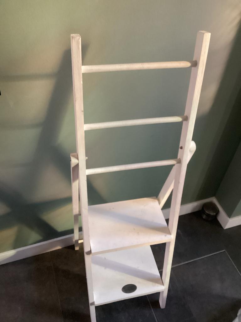 Riverdale handdoekenrek / decoratieve ladder, Hout, Gebruikt, Ophalen of Verzenden, Landelijk