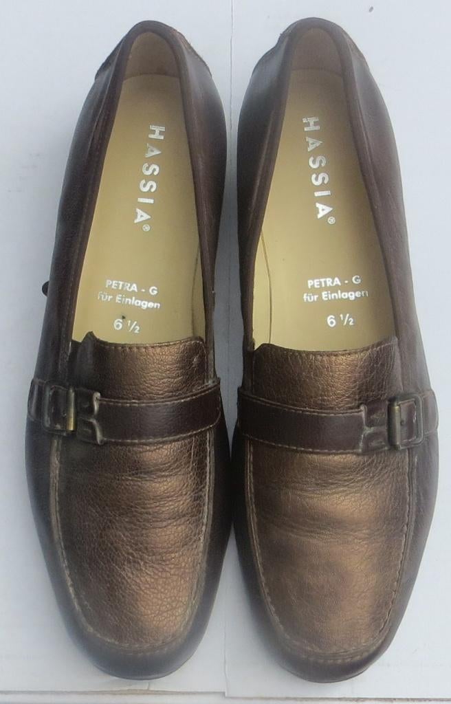 Dames schoenen maat 39.5 leer Hassia nieuwstaat, Kleding | Dames, Schoenen, Hassia, Overige kleuren, Ophalen of Verzenden, Sneakers of Gympen