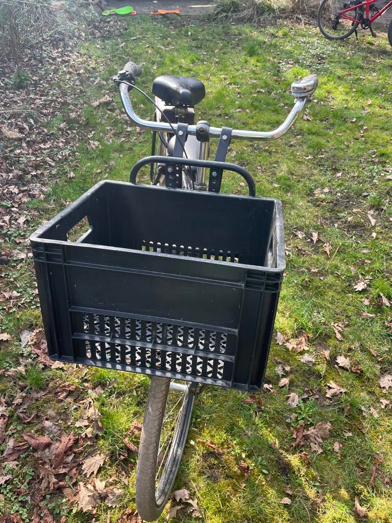 BSP Metropolis – Herenfiets – Zwart – KRAT –  Kindzitje, Fietsen en Brommers, Terugtraprem, Gebruikt, Versnellingen, 61 tot 65 cm