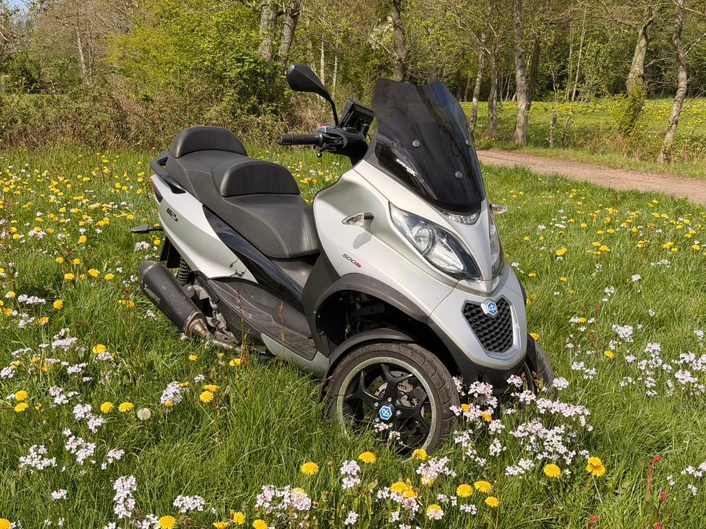 Piaggio MP3 500ie Autorijbewijs - unieke uitvoering - LageKM, Scooter, Gebruikt, Meer dan 35 kW, Automaat