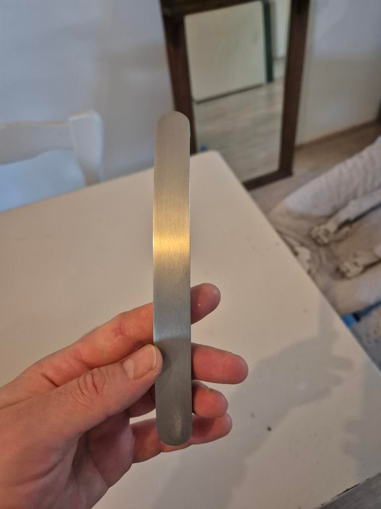 Moderne keukengreepjes rvs 160mm 10 stuks, Ophalen, Overige typen, Zilver, Zo goed als nieuw