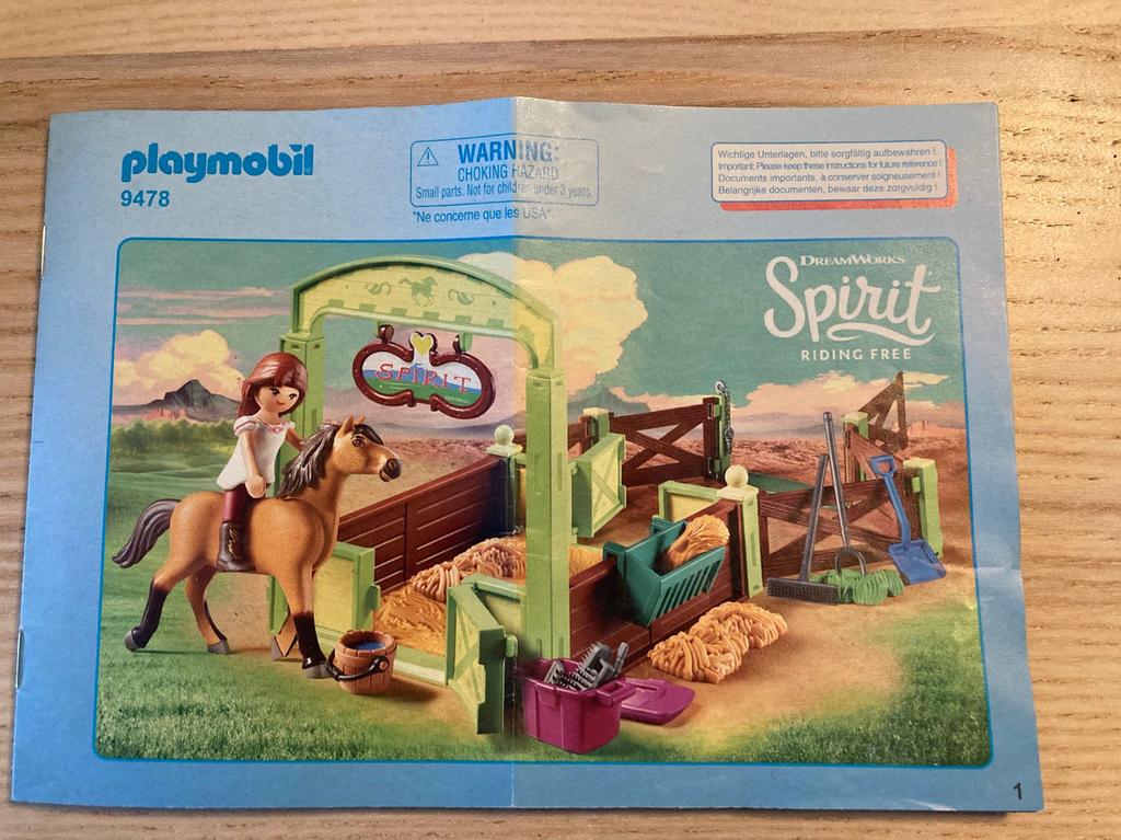 Playmobil Spirit Riding Free Set - 9478, Kinderen en Baby's, Speelgoed | Playmobil, Ophalen of Verzenden, Gebruikt, Complete set