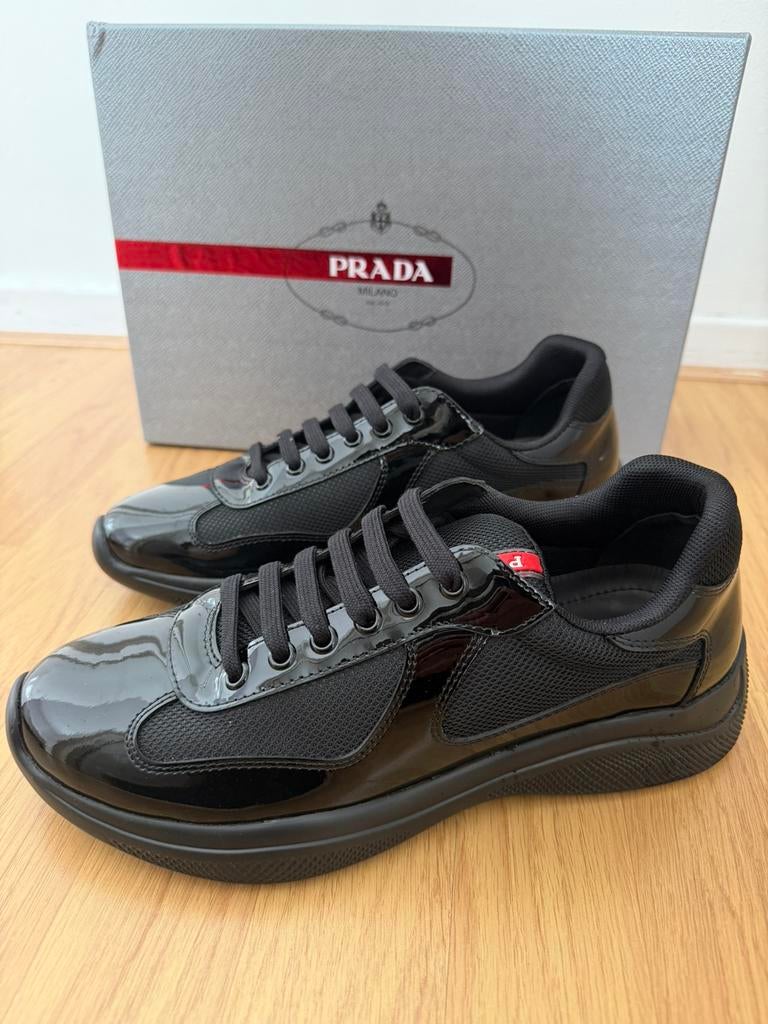 PRADA America’s Cup Low-top sneakers maat 41, Ophalen of Verzenden, Zo goed als nieuw, Zwart