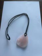 Rozenkwarts edelsteen ketting, Sieraden, Tassen en Uiterlijk, Kettingen, Ophalen of Verzenden, Zo goed als nieuw, Roze, Steen of Mineraal