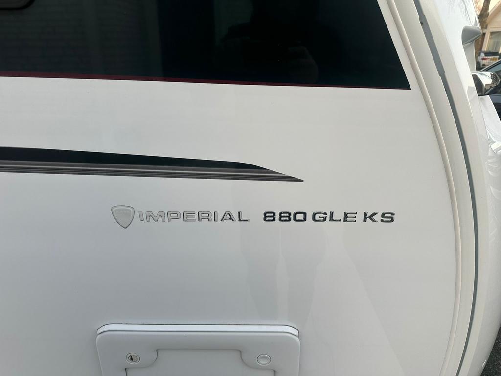 KABE Imperial 880 GLE-KS, Caravans en Kamperen, Caravans, Queensbed, Rondzit, Bedrijf, Kabe