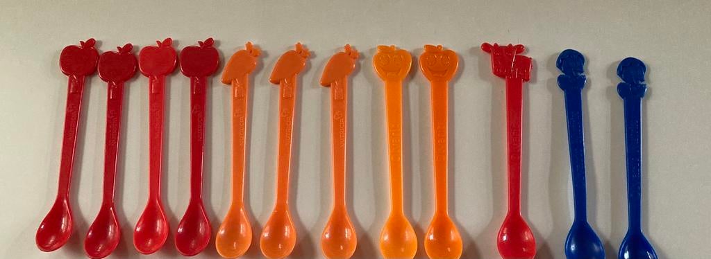 Nutricia en Olvarit Baby Kleuter Lepels PRIJS PER STUK €0,95, Verzenden, Gebruikt, Overige typen