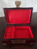 Oud Chinees Rozenhouten Sieradenkistje., Antiek en Kunst, Ophalen of Verzenden