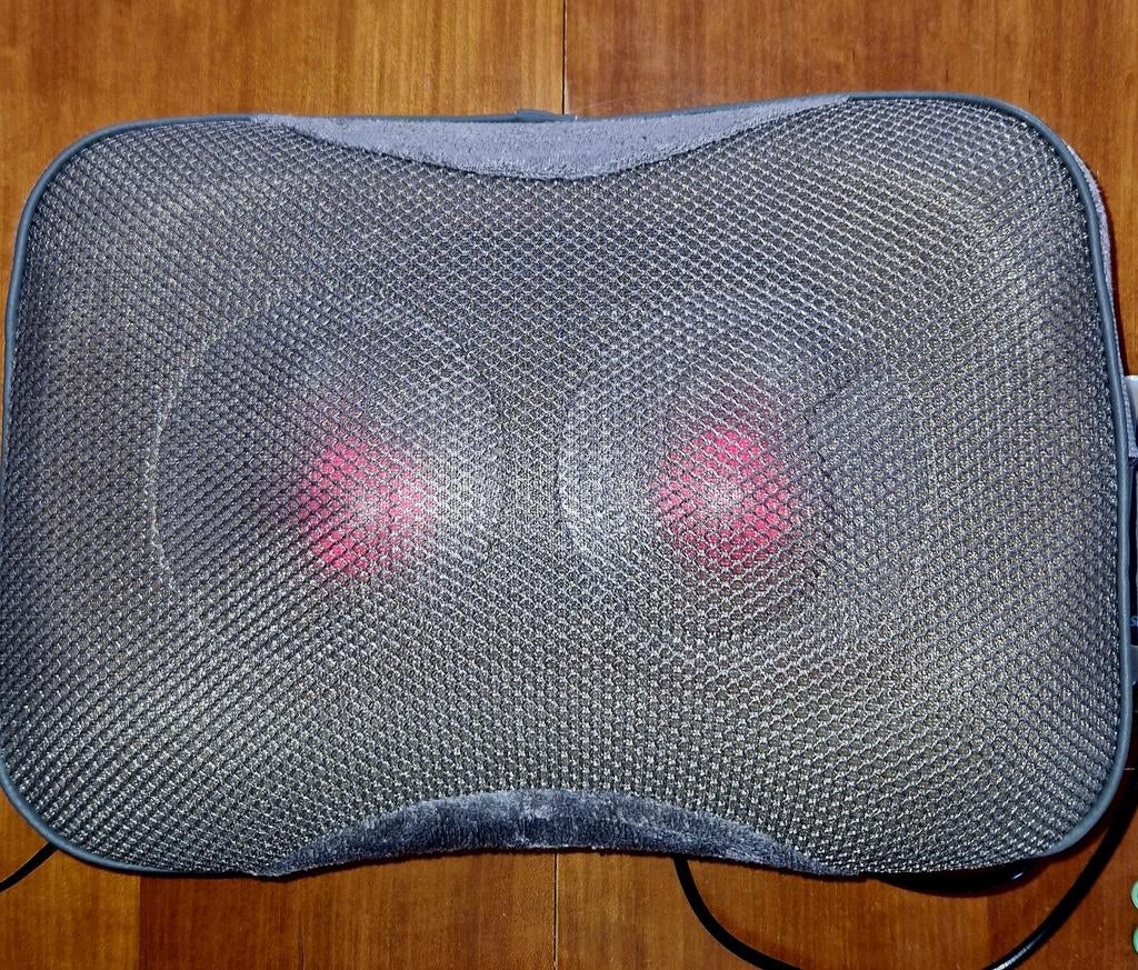 Nek- of rugmassagekussen met infraroodwarmte, Ophalen, Zo goed als nieuw, Massagestoel of Kussen