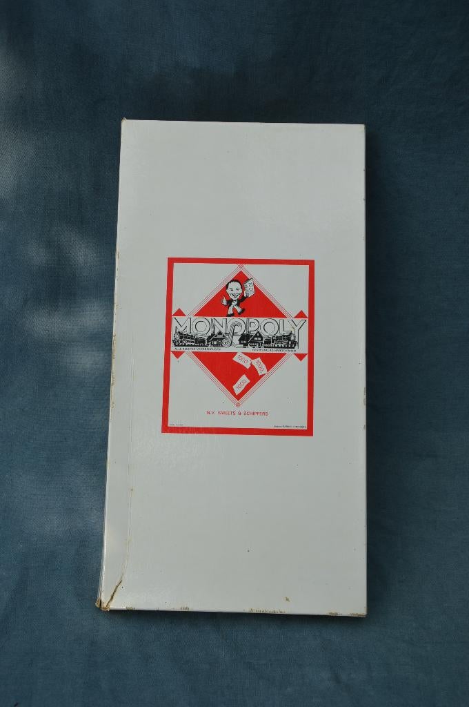 Vintage Monopoly bordspel, witte lange doos Parker jaren 60, Hobby en Vrije tijd, Gezelschapsspellen | Bordspellen, Vijf spelers of meer