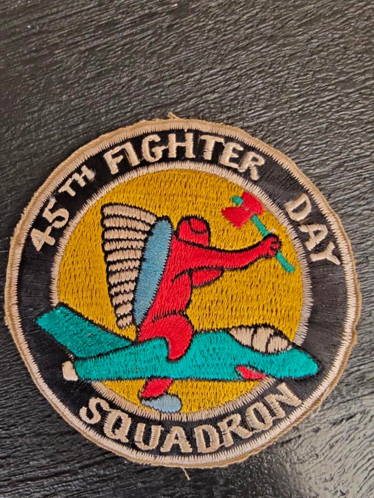 Patch 45th Fighter Day Squadron, Verzamelen, Militaria | Algemeen, Ophalen of Verzenden, Luchtmacht, Amerika, Embleem of Badge