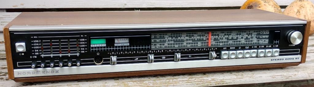 nordmende stereo 6005 ST radio receiver,vintage,werkt prima., Overige merken, Gebruikt, Ophalen of Verzenden, Minder dan 60 watt