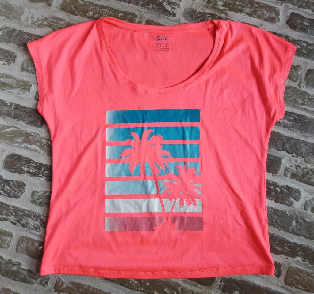 Roze Shirt Neon Crivit Maat M, Kleding | Dames, Maat 38/40 (M), Ophalen of Verzenden, Roze, Fitness of Aerobics