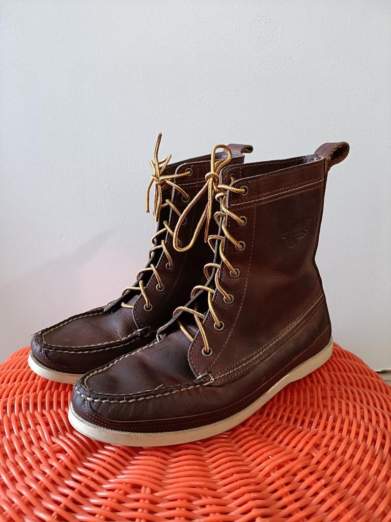 Red Wing Wabasha Boat Boot | maat 6 (EU 38), Kleding | Dames, Bruin, Lage of Enkellaarzen, Zo goed als nieuw, Red Wing Shoes