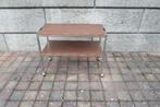 Vintage Trolley Hout Chroom, 50 tot 100 cm, Ophalen of Verzenden, Zo goed als nieuw, Vintage Design
