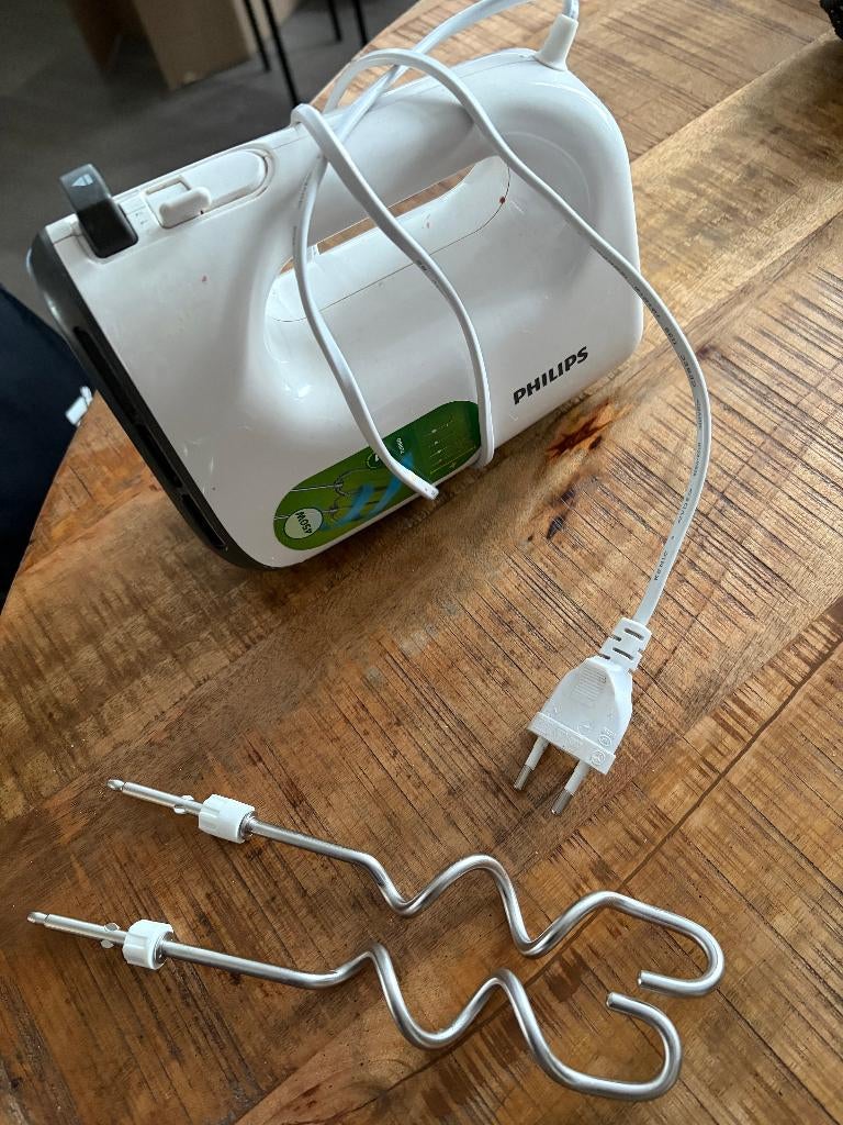 Philips Viva Collection handmixer (model HR3741/00), Witgoed en Apparatuur, Keukenmixers, Gebruikt, Verzenden, 3 snelheden of meer