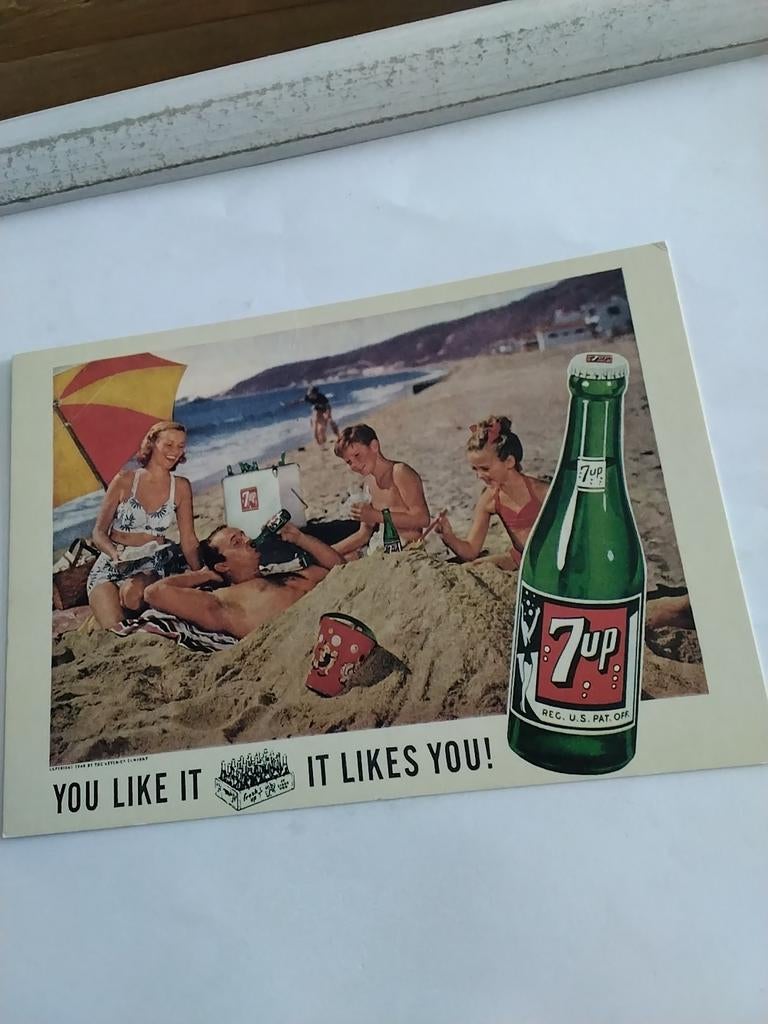 7 UP.  YOU LIKE IT.   IT LIKES YOU, Verzamelen, Ophalen of Verzenden, Overige thema's
