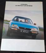 Folder Citroën CX Reflex / Athéna, Ophalen of Verzenden, Gelezen, Citroën, Citroën