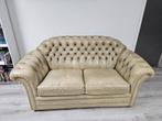 Chesterfield 2-zits bank voor €150,-, Ophalen, Gebruikt, Tweepersoons, 75 tot 100 cm