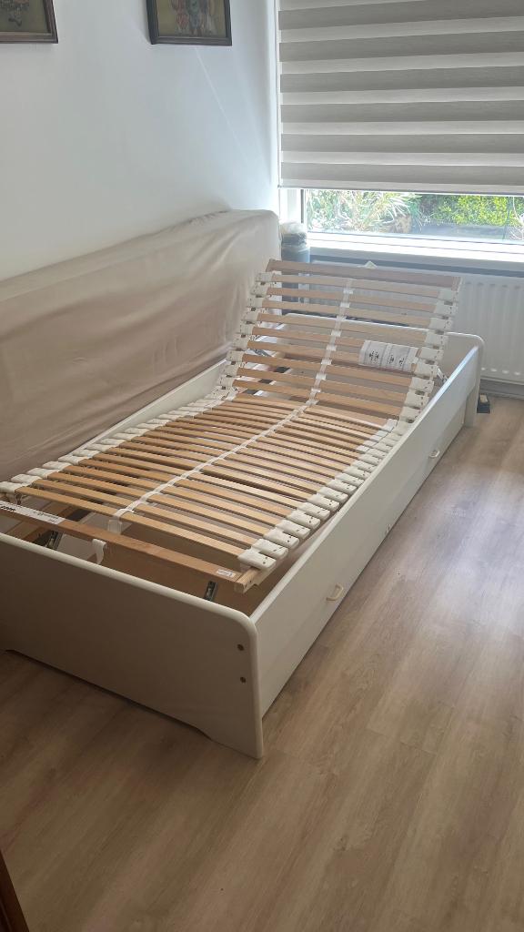 Zo goed als nieuw bed – weinig gebruikt, Ophalen, Verstelbaar, 90 cm, Eenpersoons