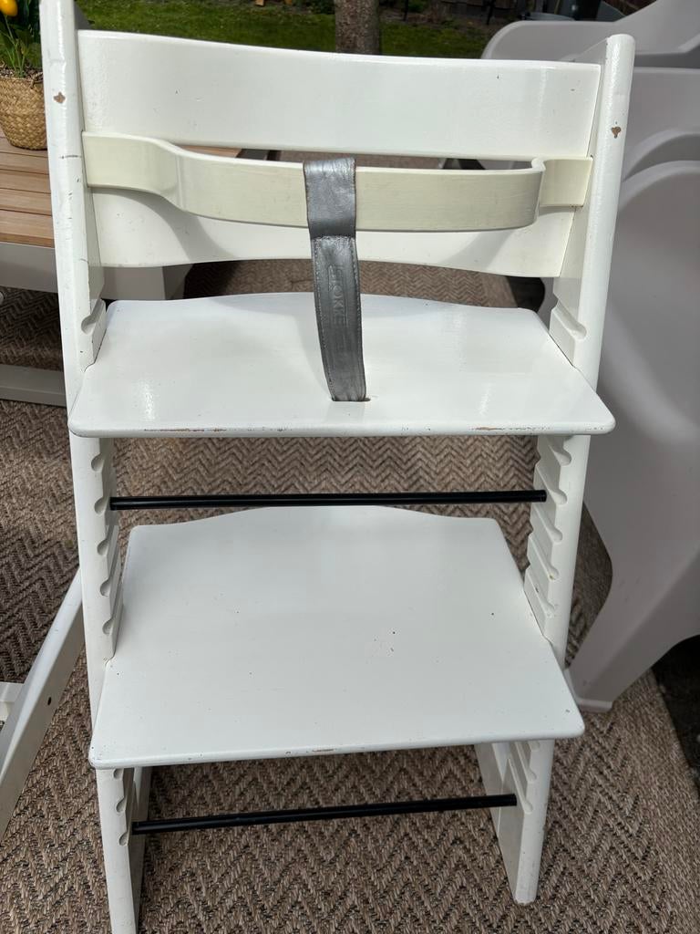 Stokke Trip Trap kinderstoel, Ophalen, Gebruikt, Meegroeistoel, Aanschuifbaar