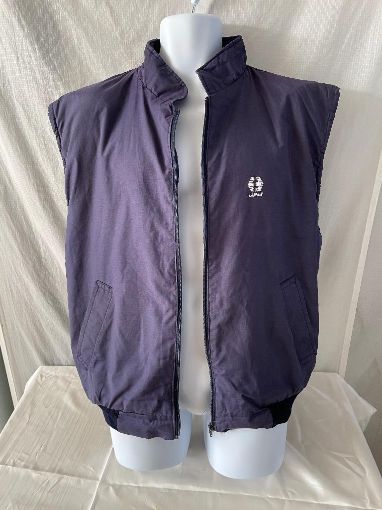 Vintage Canon bodywarmer – donkerblauw – maat XL, Kleding | Heren, Bodywarmers, Blauw, Maat 56/58 (XL), Ophalen of Verzenden, Zo goed als nieuw