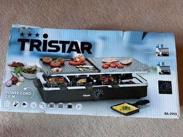 Tristar tafelgril, Witgoed en Apparatuur, Grillplaten, Nieuw, Tafelgrill, Ophalen of Verzenden