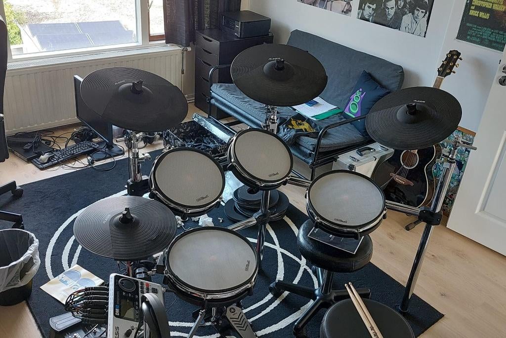 Alesis DM10 electronic drum kit with extras, Ophalen, Gebruikt, Overige merken, Elektronisch