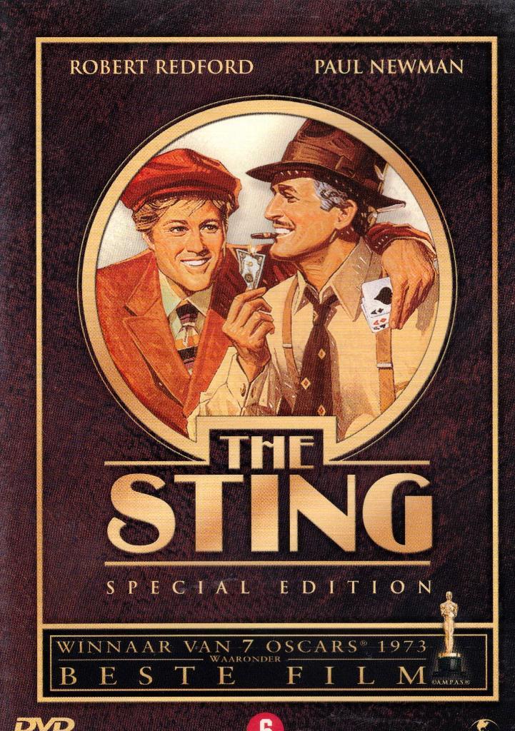 The Sting - George Roy Hill ( Paul Newman ), Cd's en Dvd's, Dvd's | Klassiekers, Zo goed als nieuw, Actie en Avontuur, 1960 tot 1980