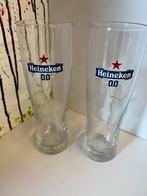 Heineken 0.0 bierglazen set van 2 glazen, Ophalen of Verzenden, Nieuw, Glas of Glazen, Heineken