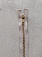 YKK beige kleurige metalen rits 20 cm, Hobby en Vrije tijd, Naaien en Fournituren, Ophalen of Verzenden, Nieuw, Rits of Sluiting