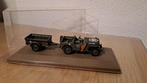 Jeep Willys MB, edition Atlas coll. in displaybox. Militaria, Ophalen of Verzenden, Nieuw, Auto