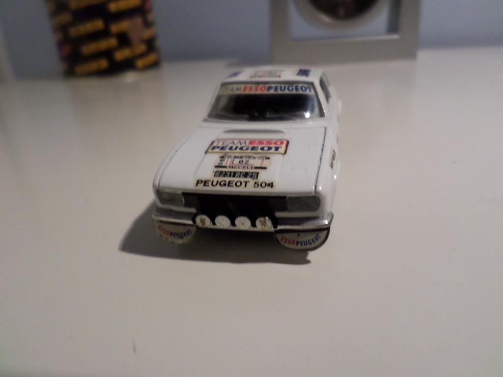 PPEUGEOT 504 V6 RALLY VAN 1978 Nostalgie, Ophalen of Verzenden, Nieuw, Auto, Solido