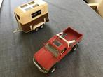 Schleich pick up met paarden trailer, Ophalen, Zo goed als nieuw, Jongen of Meisje