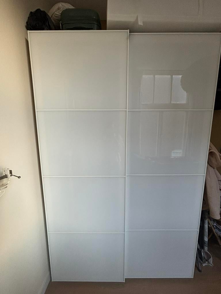 Schuifdeuren ikea pax kast breedte 1.50 m en 2.36 m hoog, Huis en Inrichting, Ophalen, Zo goed als nieuw, 50 tot 75 cm, 200 cm of meer
