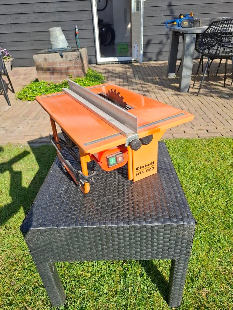 Einhell NTS 800 Tafelzaag., Doe-het-zelf en Verbouw, Gereedschap | Zaagmachines, Ophalen, 1200 watt of meer, Cirkelzaag, 70 mm of meer