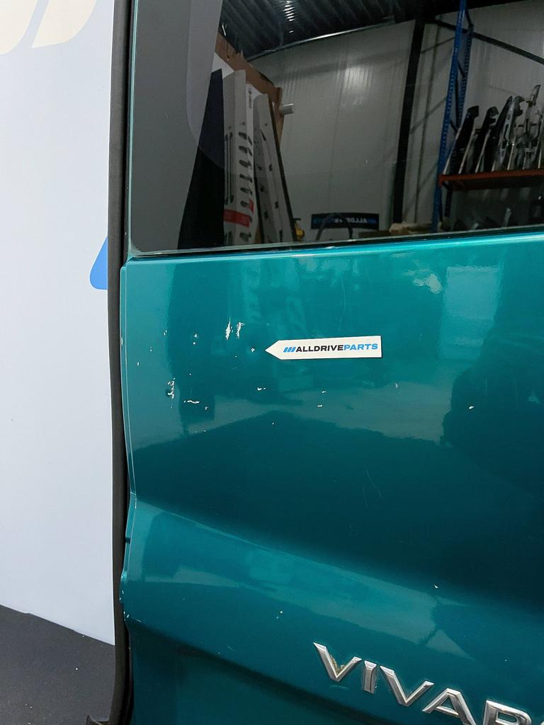 Opel Vivaro renault Achterdeur rechts groen met ruit 9115999, Gebruikt, -, Deur, -