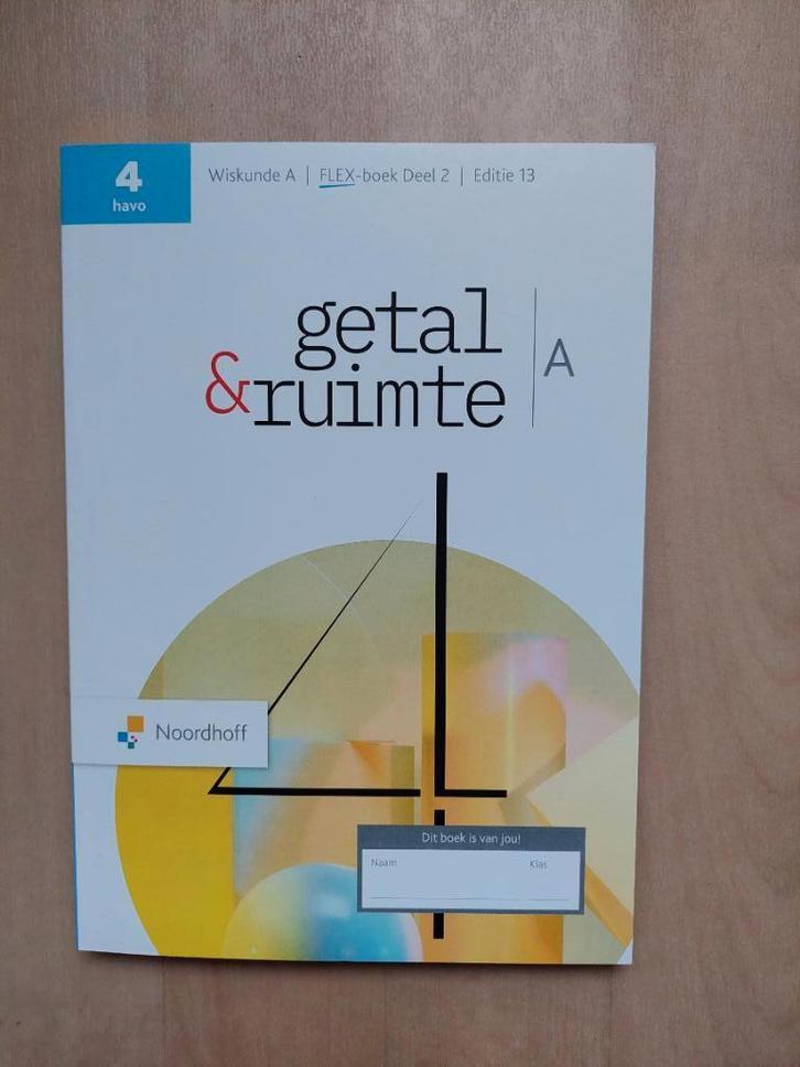 Getal & Ruimte klas 4 havo wiskunde A - deel 2, Boeken, Schoolboeken, Nieuw, Wiskunde A, HAVO, Ophalen of Verzenden