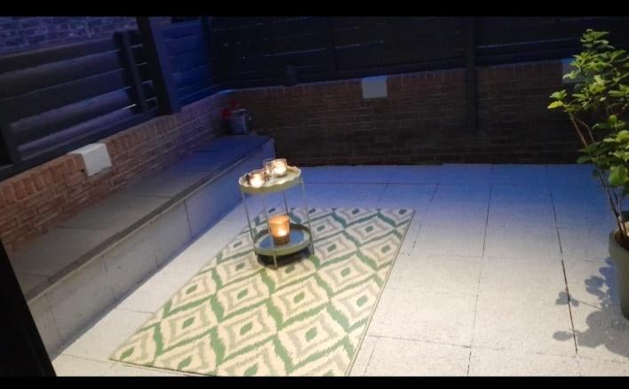 Tuin betontegel (grindtegel), Tuin en Terras, Ophalen, Gebruikt, 10 m² of meer, Beton