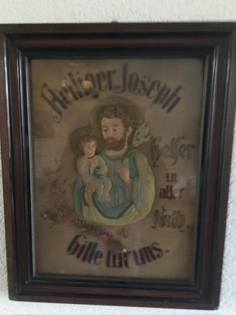 Schilderij met wassen afbeelding, Ophalen of Verzenden