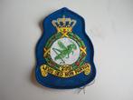 Mouwembleem 299 sqn grasshoppers, Verzamelen, Ophalen of Verzenden, Luchtmacht, Nederland, Embleem of Badge