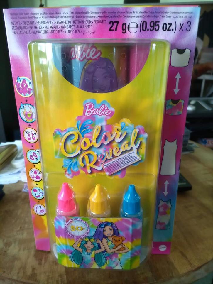 Barbie color Reveal Tie Dye Maker. Barbiepop., Kinderen en Baby's, Speelgoed | Poppen, Nieuw, Barbie, Ophalen of Verzenden