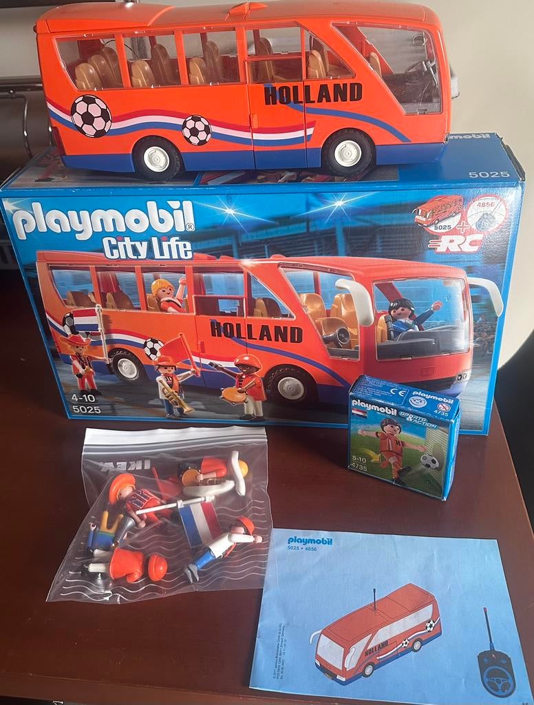 Oranjebus met extra speler, Ophalen of Verzenden, Zo goed als nieuw