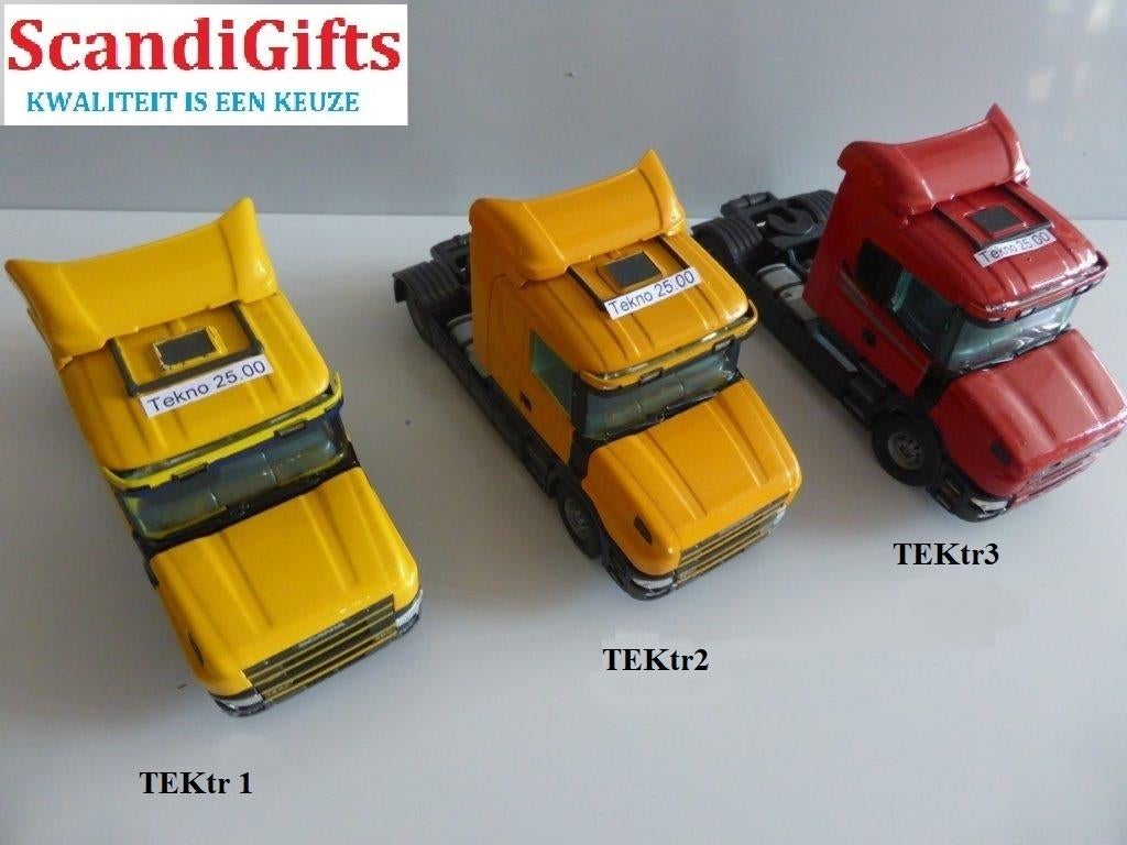 tekno trekkers, Hobby en Vrije tijd, Modelauto's | 1:50, Ophalen of Verzenden, Zo goed als nieuw, Bus of Vrachtwagen, Tekno