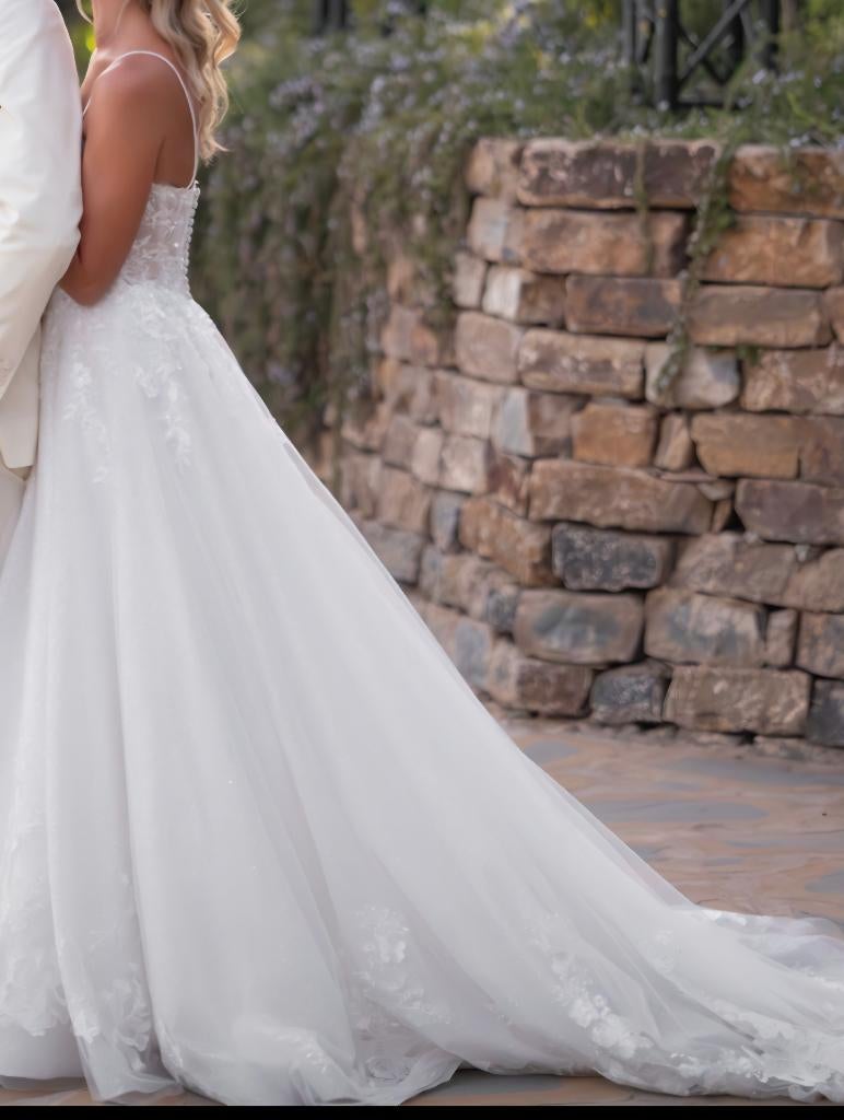 Trouwjurk te koop / huur maat 34/36, Ophalen, Zo goed als nieuw, Wit, Trouwjurk