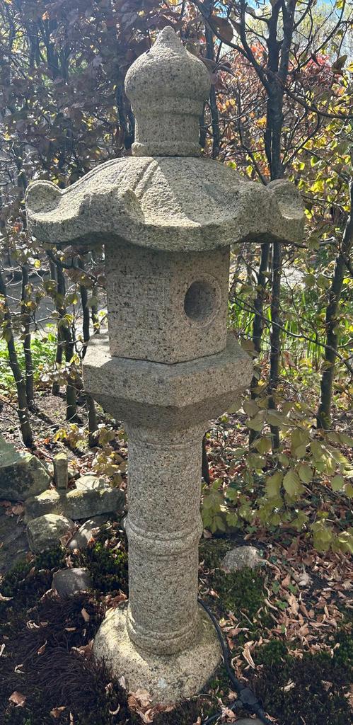 Japanse Lantaarn model Kasuga-dōrō, Ophalen, Zo goed als nieuw, Steen, Overige typen