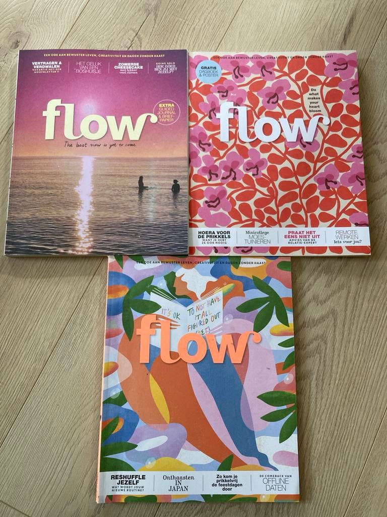 Flow 2024 - 3 nummers (4, 6, 10), Boeken, Ophalen of Verzenden, Gelezen, Lichaam en Geest