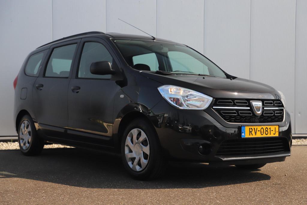 Dacia Lodgy 1.2 TCe Ambiance 7p. Airco Radio Bluetooth Elekt, Voorwielaandrijving, Elektrische ramen, Stof, Gebruikt
